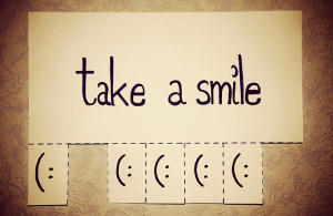 Take a smile, don't be shy!